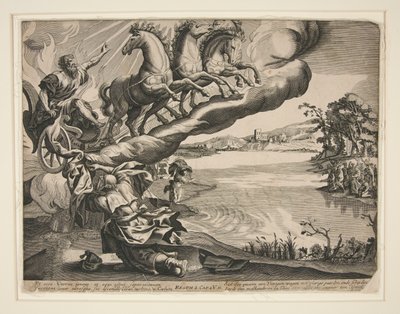 Capitolo II da II Re, La Traslazione di Elia da Gerard Valck