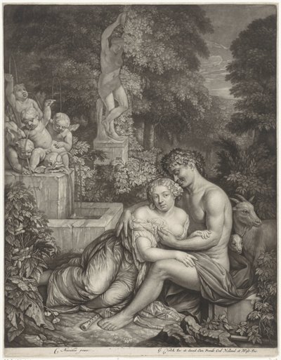 Vertumno e Pomona da Gerard Valck