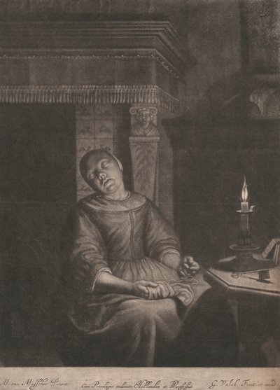 La sarta addormentata seduta da Gerard Valk