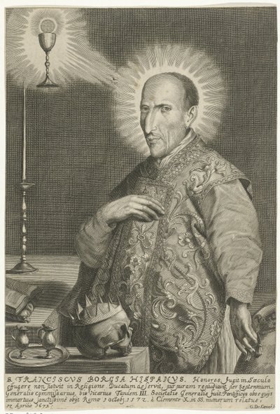Ritratto di San Francesco Borgia da Gerard de Groos