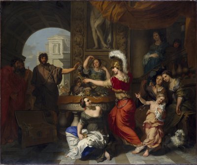 Achille scoperto da Ulisse tra le figlie di Licomede a Sciro da Gerard de Lairesse