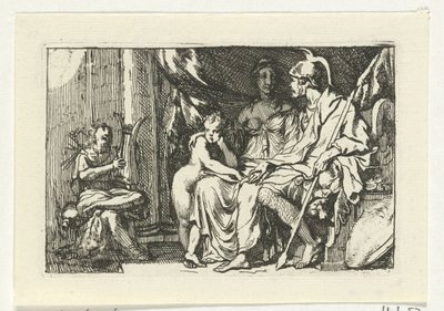 Enea racconta a Didone le sue vicende da Gerard de Lairesse