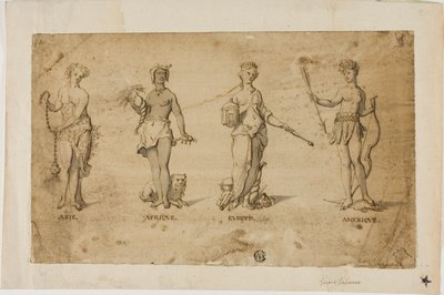 Quattro continenti da Gerard de Lairesse