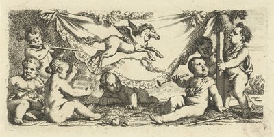 Putti musicanti con Pegaso da Gerard de Lairesse