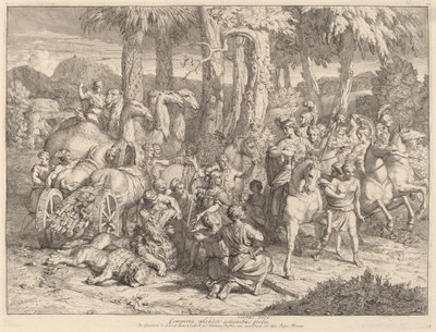 Semiramide alla caccia del leone da Gerard de Lairesse