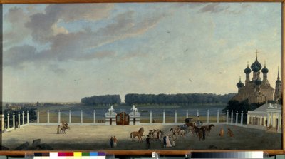 La vista dalle finestre del palazzo Ostankino (Mosca) da Gerard de la Barthe