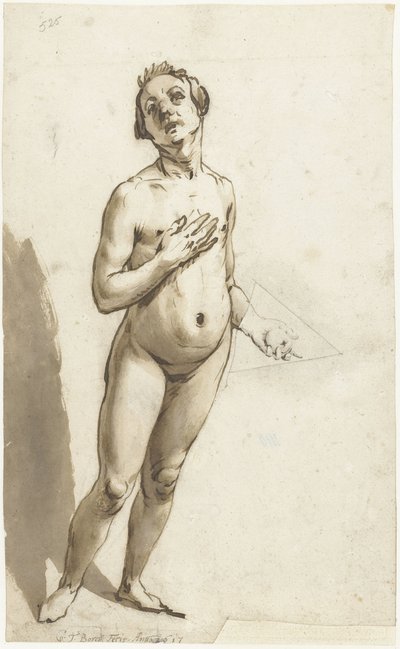 Adamo in piedi da Gerard ter Borch