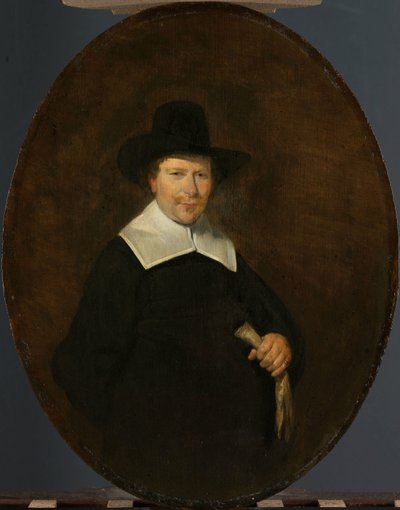 Gerard Abrahamsz van der Schalcke (1609-67). Mercante di tessuti di Haarlem da Gerard ter Borch (II)