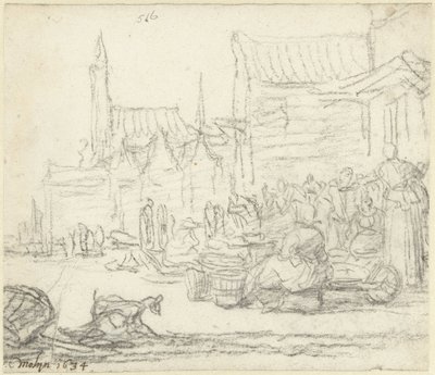 Scena di mercato da Gerard ter Borch (II)