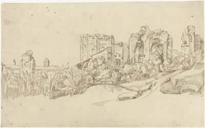 Rovine delle Terme di Traiano da Gerard ter Borch (II)