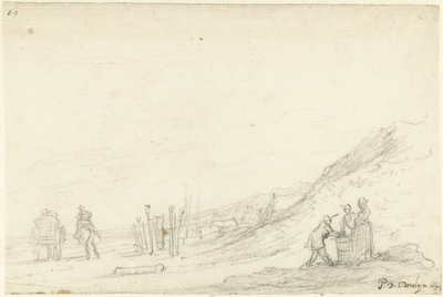 Veduta della spiaggia da Gerard ter Borch (II)