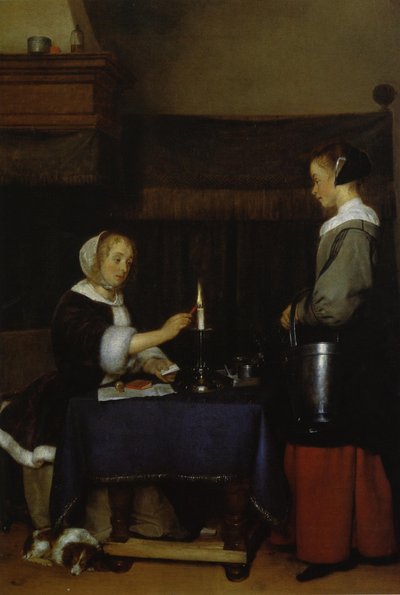 Il corrispondente da Gerard ter Borch