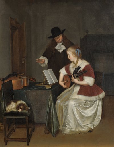 La lezione di musica da Gerard ter Borch