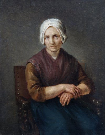 Ritratto di una contadina seduta da Gerard ter Borch
