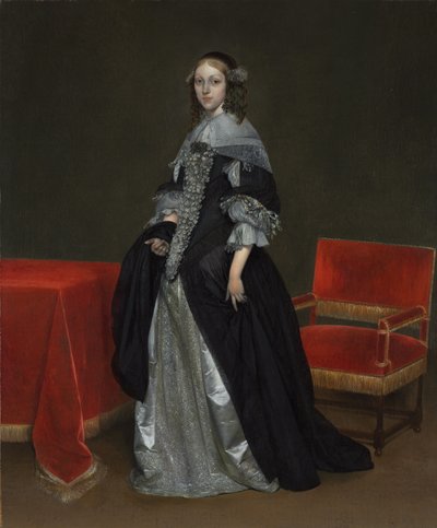 Ritratto di una donna, c.1665 da Gerard ter Borch
