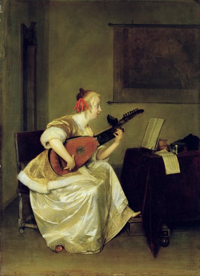 Il suonatore di liuto da Gerard ter Borch