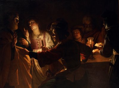 Il rinnegamento di San Pietro da Gerard van Honthorst