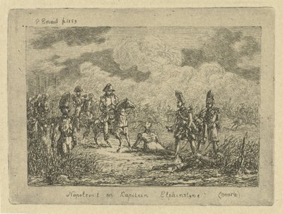 Napoleone presso soldati caduti da Gerardus Emaus de Micault