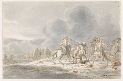 Combattimento di cavalieri da Gerardus Emaus de Micault