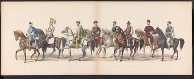 Mascherata degli studenti di Leida, 1870 (tavola 13) da Gerardus Johannes Bos