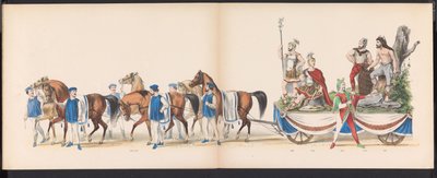 Mascherata degli studenti di Leida, 1870 (tavola 15) da Gerardus Johannes Bos