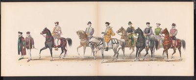 Mascherata degli studenti di Leida, 1870 (tavola 8) da Gerardus Johannes Bos