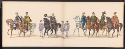 Mascherata degli studenti di Leida, 1875 (tavola 5) da Gerardus Johannes Bos