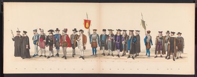 Mascherata degli studenti di Leida, 1875 (tavola 8) da Gerardus Johannes Bos