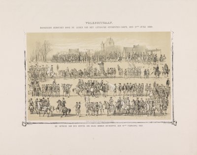 Mascherata tenuta dai membri del Leydsche Studenten-Corps, 11 giugno 1860. L