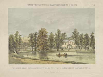 Veduta della residenza del direttore di Meerenberg da Gerardus Johannes Bos