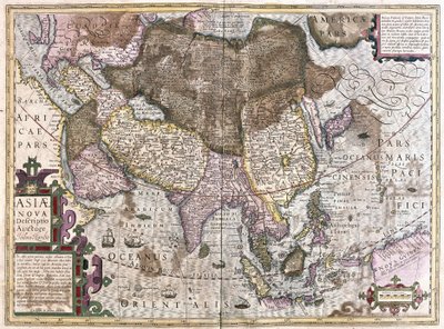 Asia (incisione) da Gerardus Mercator