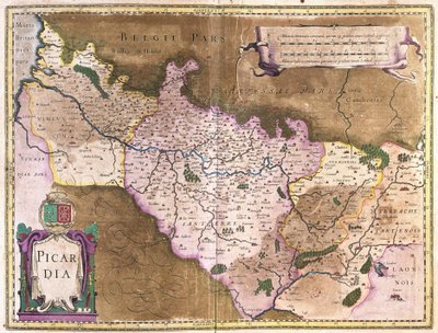 Belgio da Gerardus Mercator