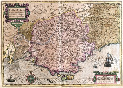 Francia (incisione) da Gerardus Mercator