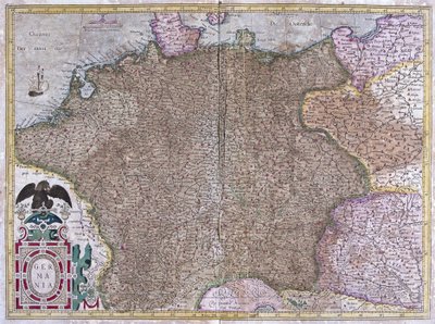 Germania (incisione) da Gerardus Mercator