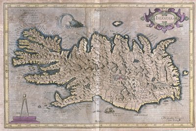 Islanda da Gerardus Mercator