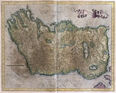 Irlanda da Gerardus Mercator