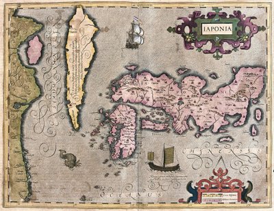 Giappone (incisione) da Gerardus Mercator