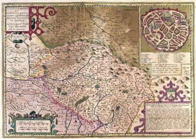 Limoges, Francia da Gerardus Mercator