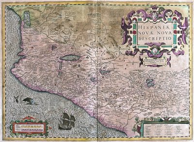 Messico (incisione) da Gerardus Mercator