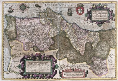 Portogallo (incisione) da Gerardus Mercator