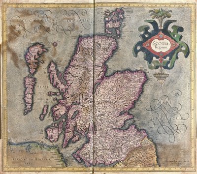 Scozia, Gran Bretagna da Gerardus Mercator