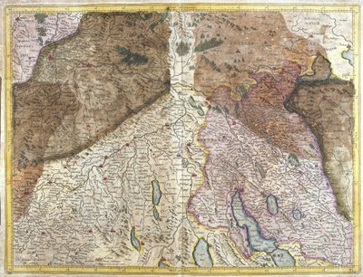 Svizzera (incisione) da Gerardus Mercator