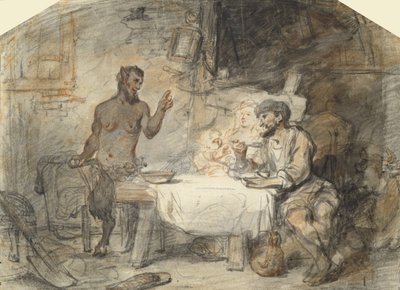 Il Satiro e il Contadino da Gerbrand van den Eeckhout