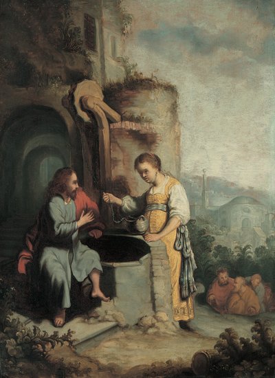 Cristo e la donna di Samaria da Gerbrandt van den Eeckhout