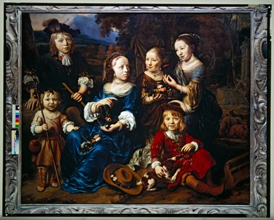 I bambini di Altetus che suonano la campana da Gerbrandt van den Eeckhout