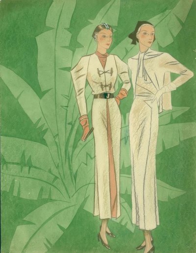 Moda femminile 1934 da Gerd Hartung