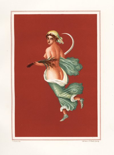 Dipinto murale allegorico dell