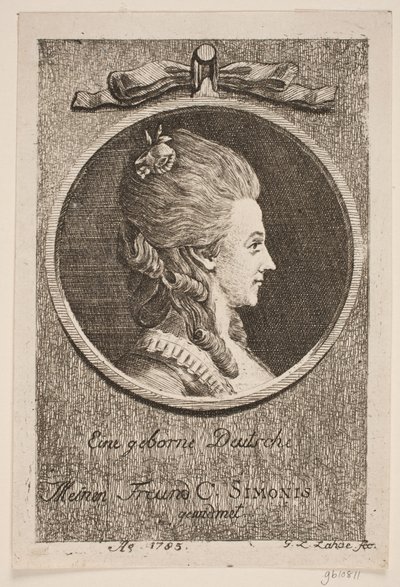 Ein Geborne Deutsche. Dedicato al mio amico C. Simonis da Gerhard Ludvig Lahde