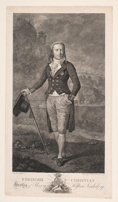 Federico Cristiano, Duca di Schleswig da Gerhard Ludvig Lahde