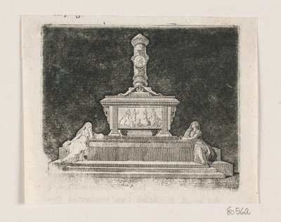 Monumento di Federico V a Roskilde da Gerhard Ludvig Lahde